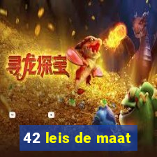 42 leis de maat