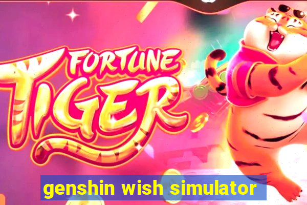 genshin wish simulator