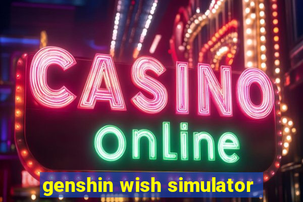 genshin wish simulator