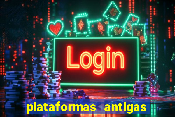 plataformas antigas de jogos