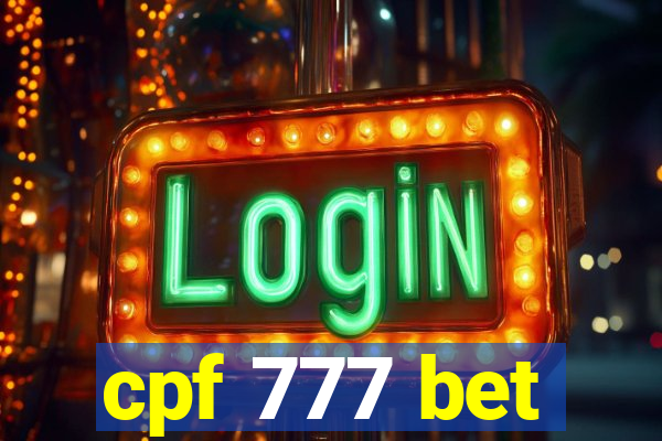 cpf 777 bet