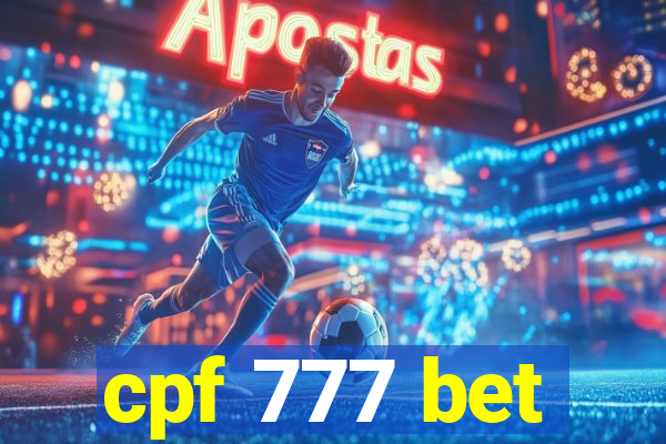 cpf 777 bet