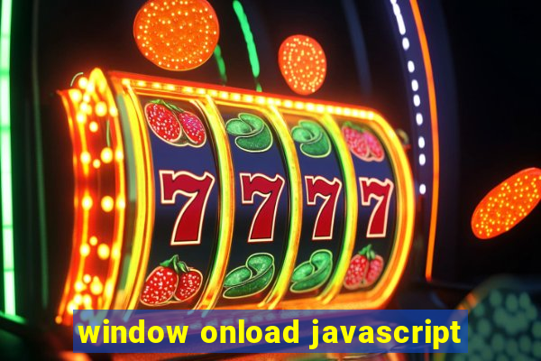 window onload javascript