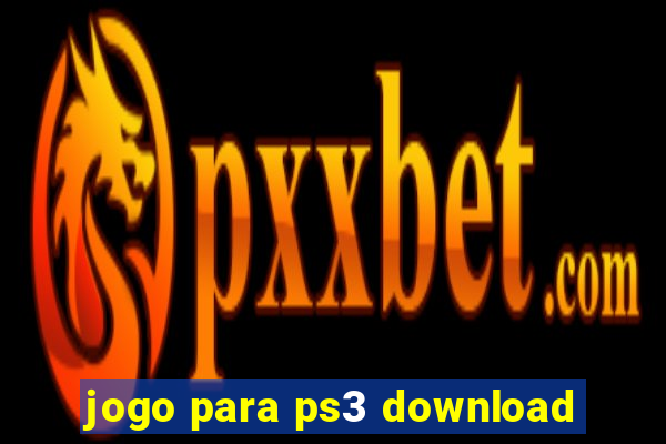 jogo para ps3 download