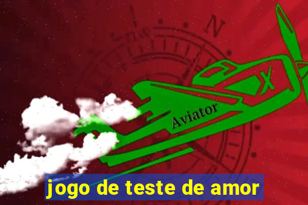 jogo de teste de amor