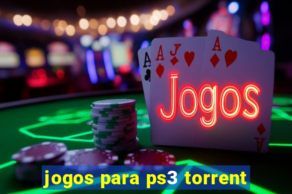 jogos para ps3 torrent