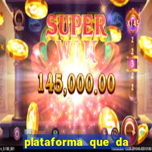 plataforma que da 30 reais para jogar