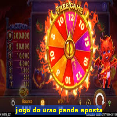 jogo do urso panda aposta