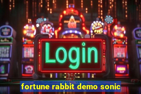 fortune rabbit demo sonic