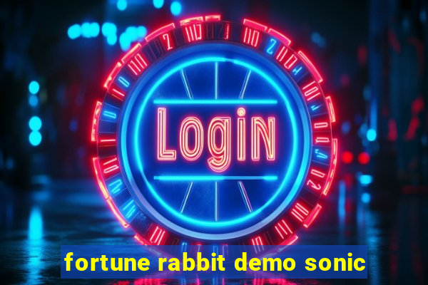 fortune rabbit demo sonic