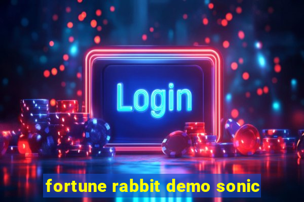 fortune rabbit demo sonic