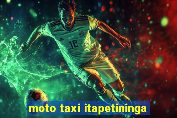 moto taxi itapetininga