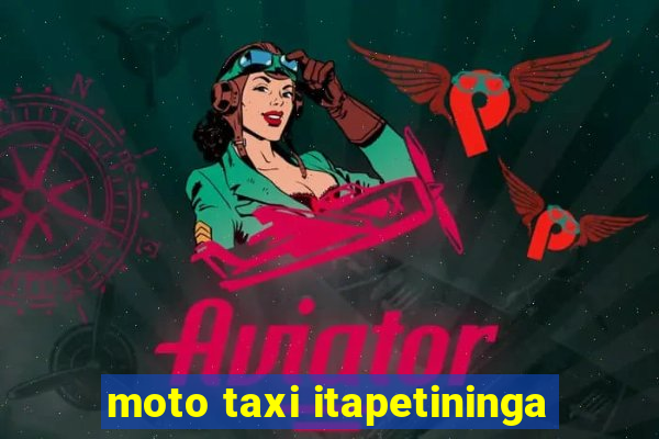 moto taxi itapetininga