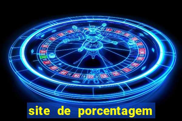 site de porcentagem de jogos slots