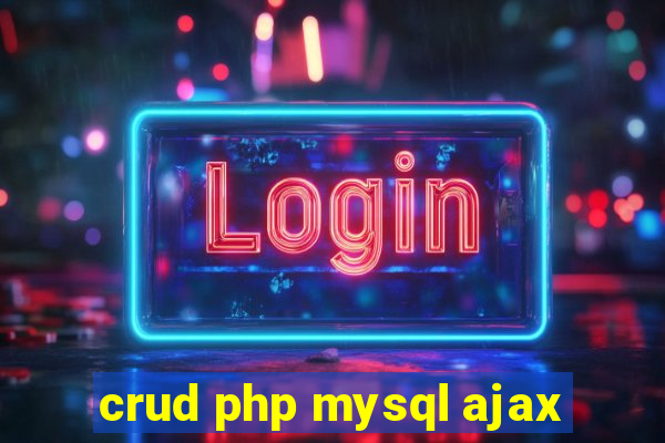 crud php mysql ajax