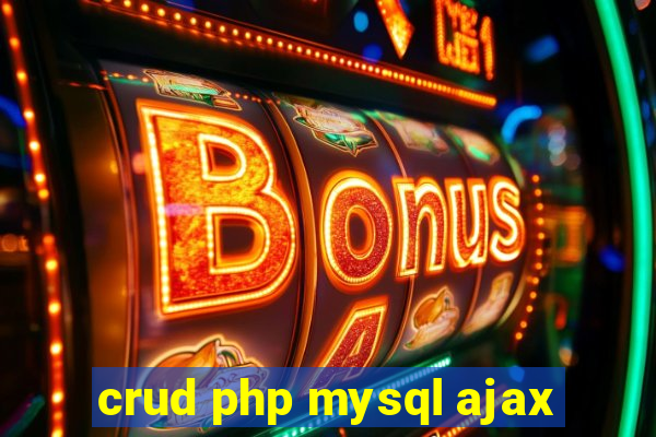 crud php mysql ajax