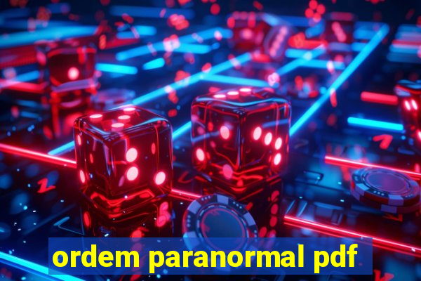 ordem paranormal pdf