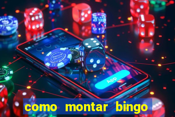 como montar bingo brinquedos toia