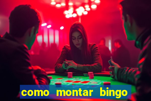 como montar bingo brinquedos toia