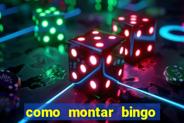 como montar bingo brinquedos toia