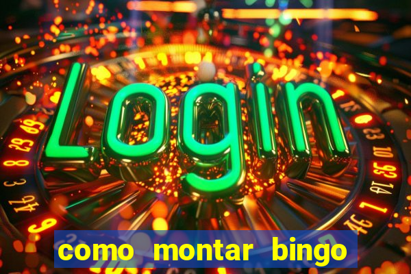 como montar bingo brinquedos toia