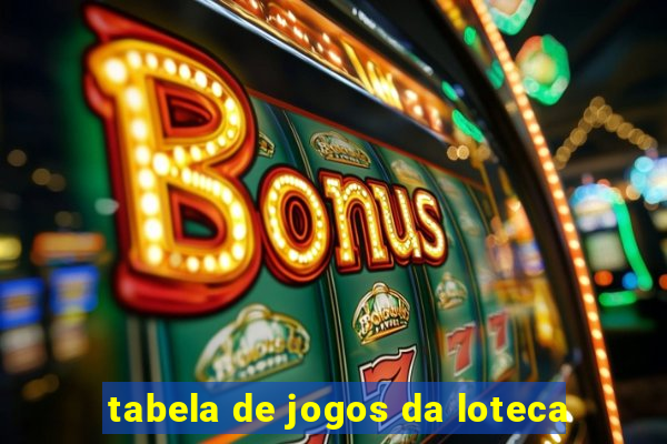 tabela de jogos da loteca