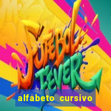 alfabeto cursivo para treinar caligrafia