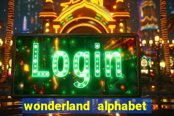 wonderland alphabet comic studio