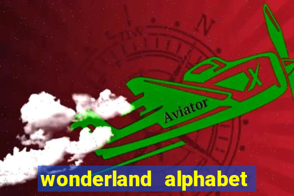 wonderland alphabet comic studio