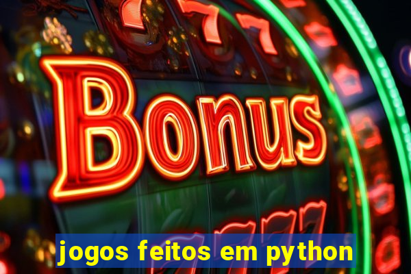 jogos feitos em python