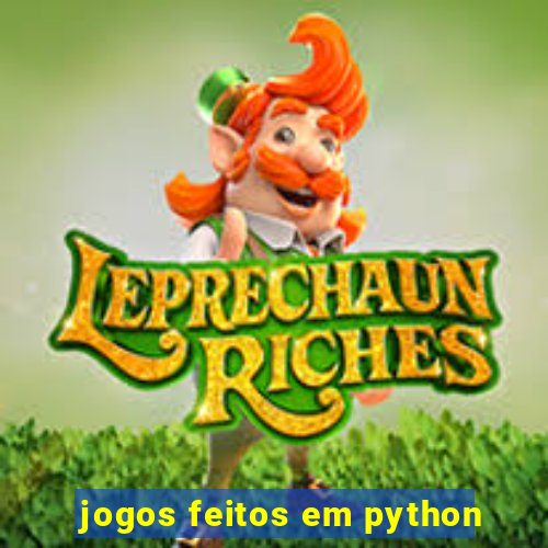 jogos feitos em python