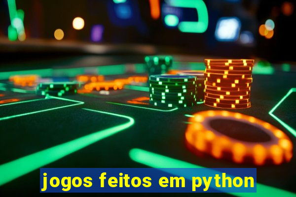 jogos feitos em python