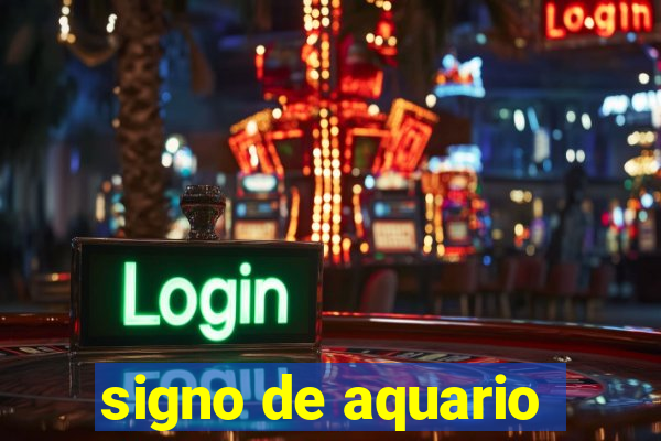 signo de aquario