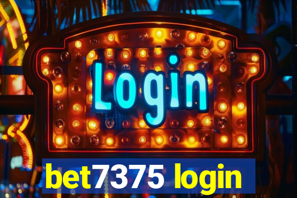 bet7375 login