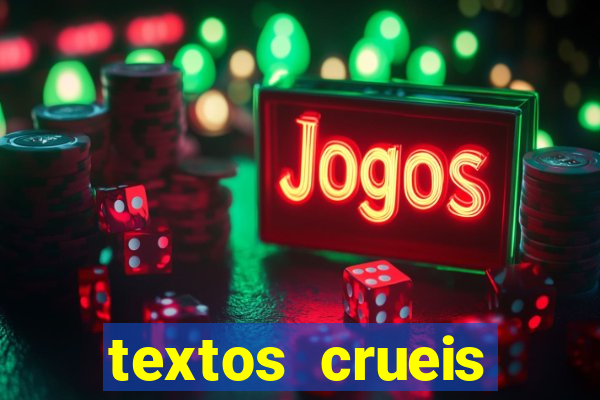 textos crueis demais pdf