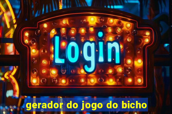 gerador do jogo do bicho