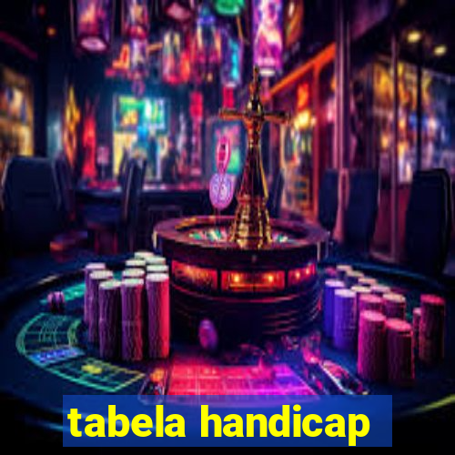 tabela handicap