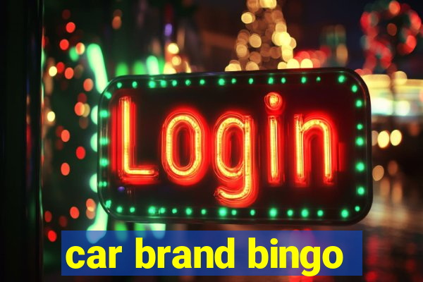 car brand bingo