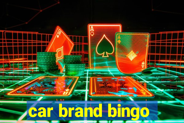 car brand bingo