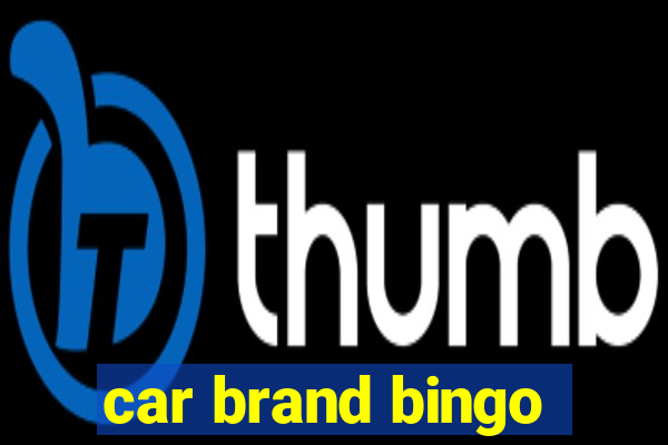 car brand bingo