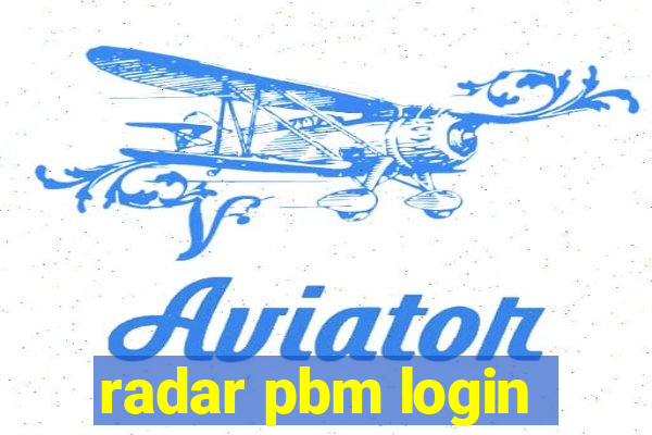 radar pbm login