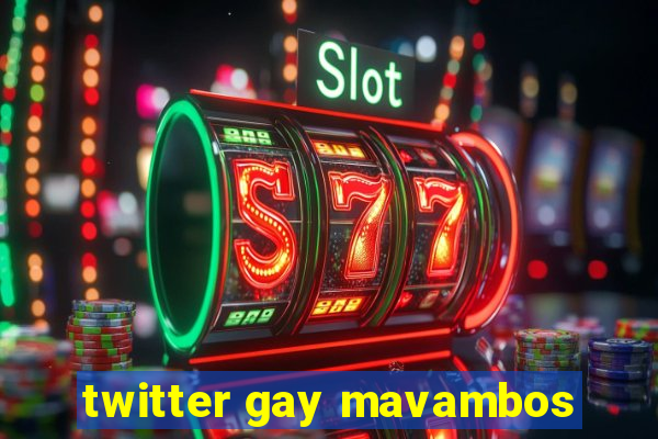 twitter gay mavambos