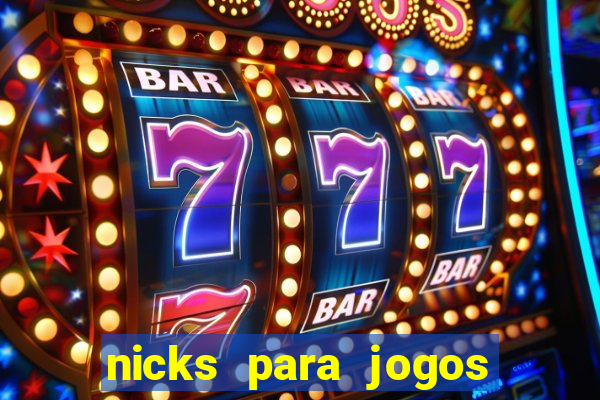 nicks para jogos de tiro