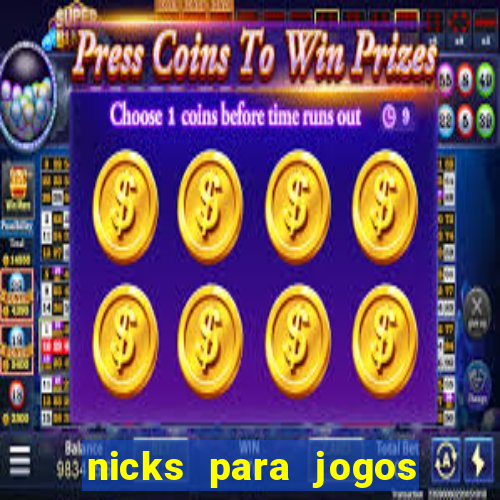 nicks para jogos de tiro