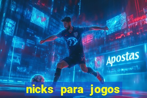 nicks para jogos de tiro