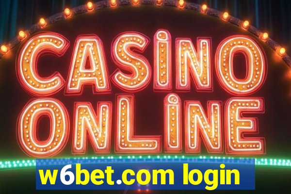 w6bet.com login