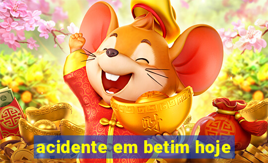 acidente em betim hoje