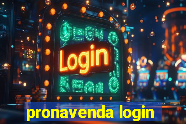 pronavenda login