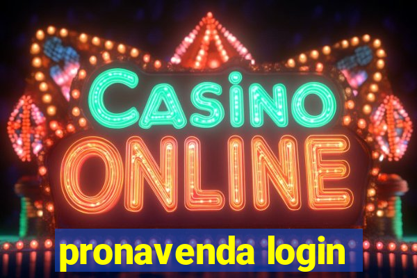 pronavenda login