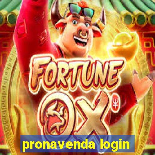 pronavenda login